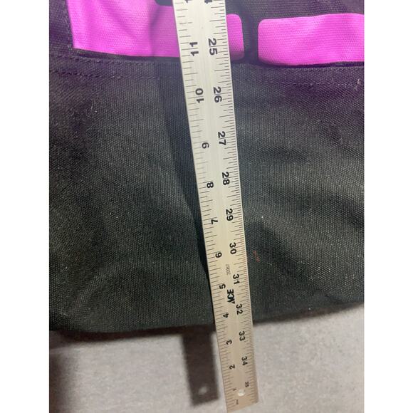 Vintage Y2K Victoria’s Secret PINK Weekender Tote Bag XL Purple/Black - Picture 9 of 16